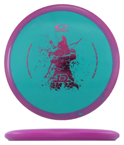 Latitude 64 Peak - Medium Zero Orbit - Isaac Robinson Team Series / 173g - Teal w/ Magenta Rim (Crimson Foil)