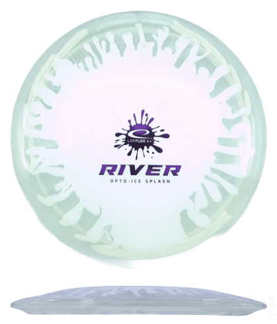 Latitude 64 River - Opto-Ice Splash / 173g - White Splatter (Purple Foil) *001*