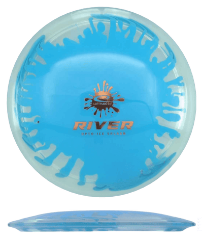 Latitude 64 River - Opto-Ice Splash / 174g - Sky Blue Splatter (Orange Foil) *007*