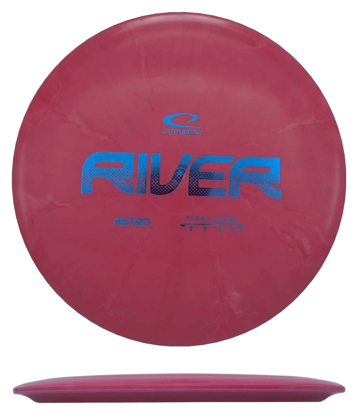 Latitude 64 River - Retro Burst / 173g - Red Burst (Blue Foil)