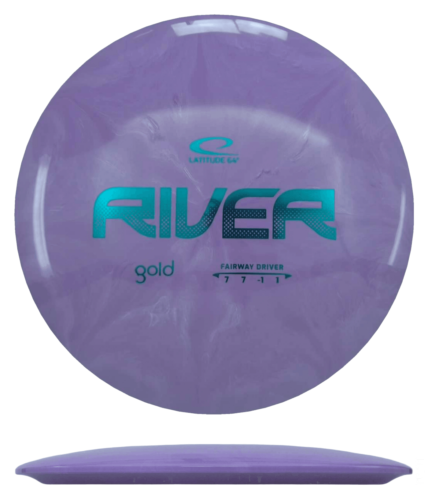 Latitude 64 River - Gold / 169g - Lavender Burst (Blue Green Foil)