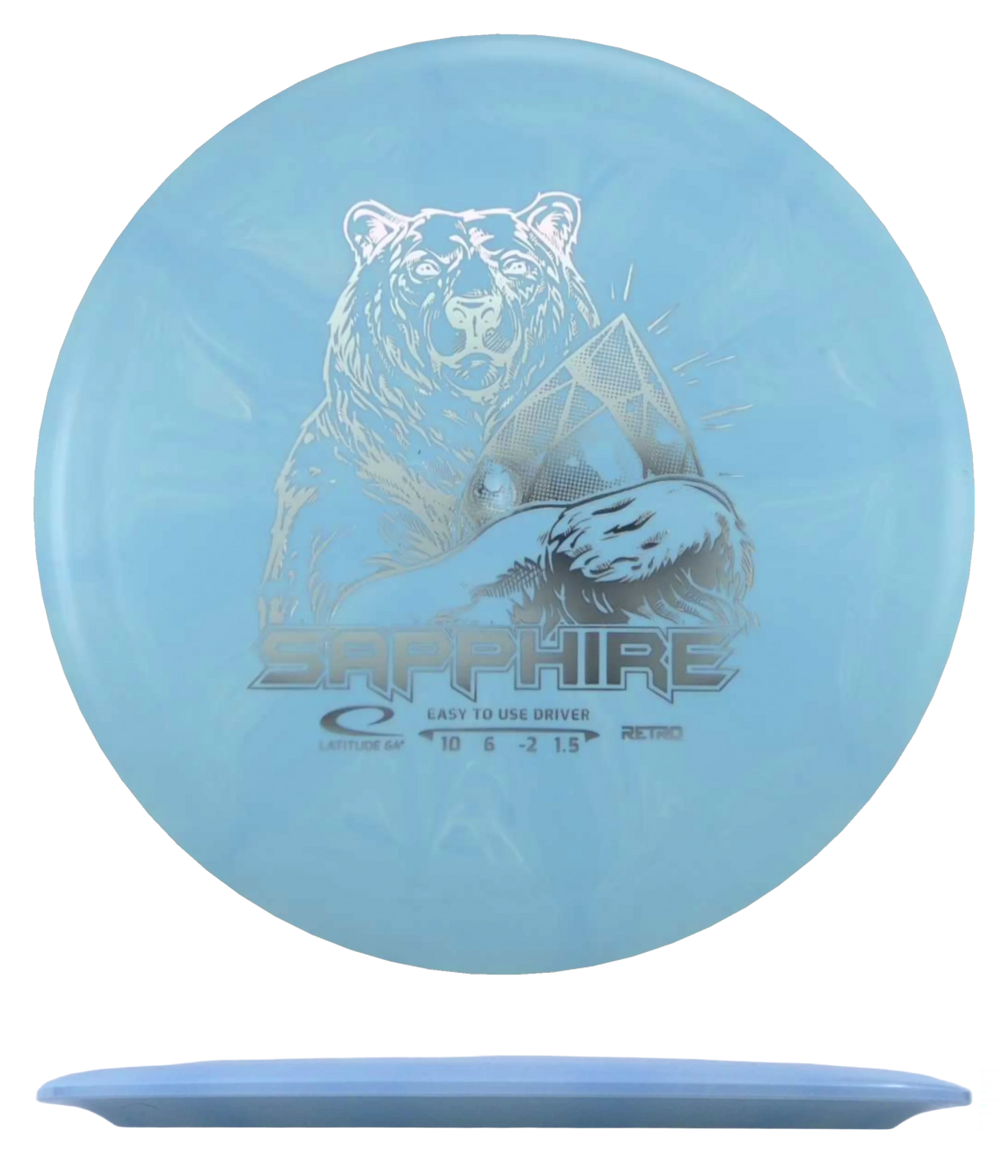 Latitude 64 Sapphire - Retro Burst / 162g - Sky Blue Burst (Silver)
