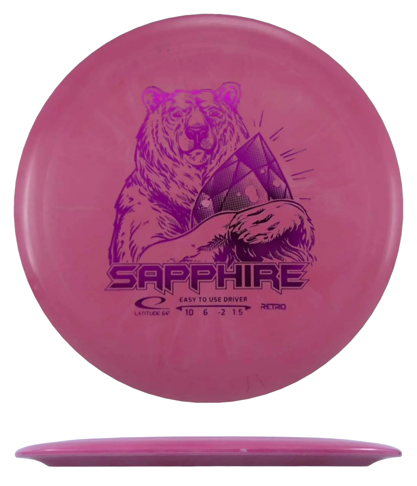 Latitude 64 Sapphire - Retro Burst / 164g - Red Burst (Magenta Foil)