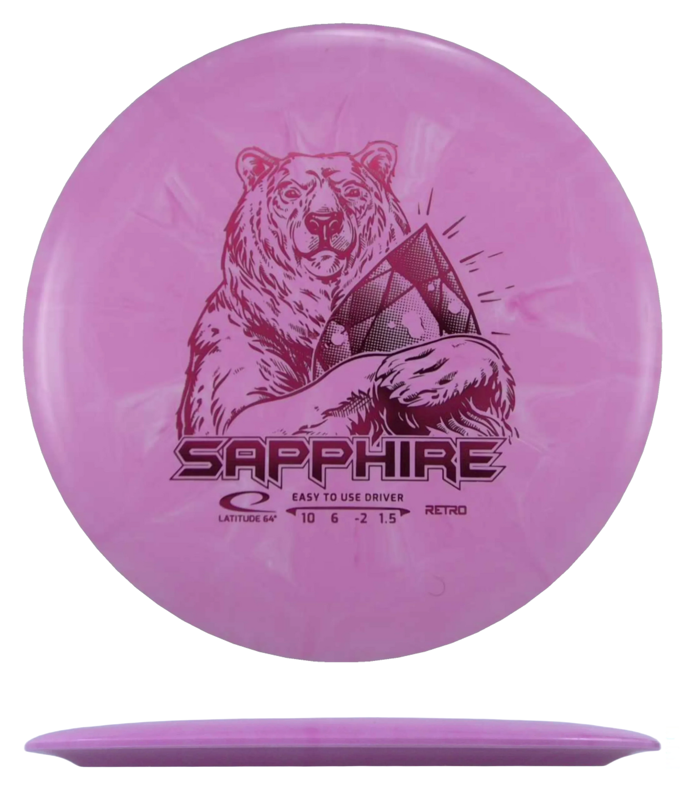 Latitude 64 Sapphire - Retro Burst / 157g - Pink Burst (Red Foil)