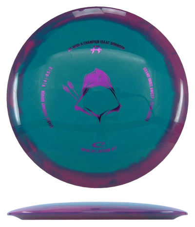 Latitude 64 Sweep - Grand Orbit / 173g - Teal w/ Magenta Rim (Magenta Foil - Isaac Robinson Tour Series)