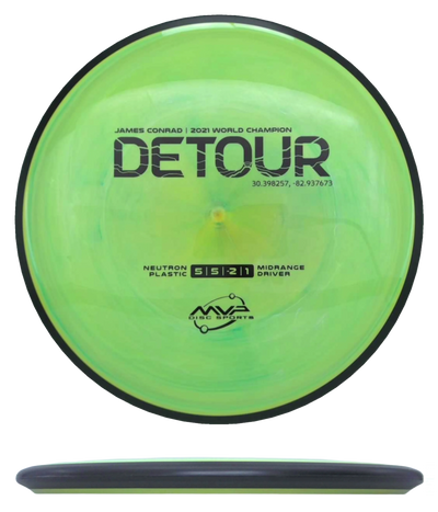 MVP Detour - Neutron / 177g - Yellow/Green Swirl (Black)