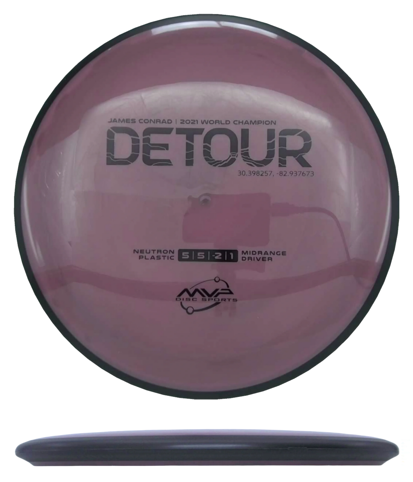 MVP Detour - Neutron / 177g - Mauve/Charcoal Swirl (Black)