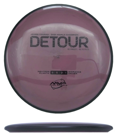 MVP Detour - Neutron / 177g - Mauve/Charcoal Swirl (Black)