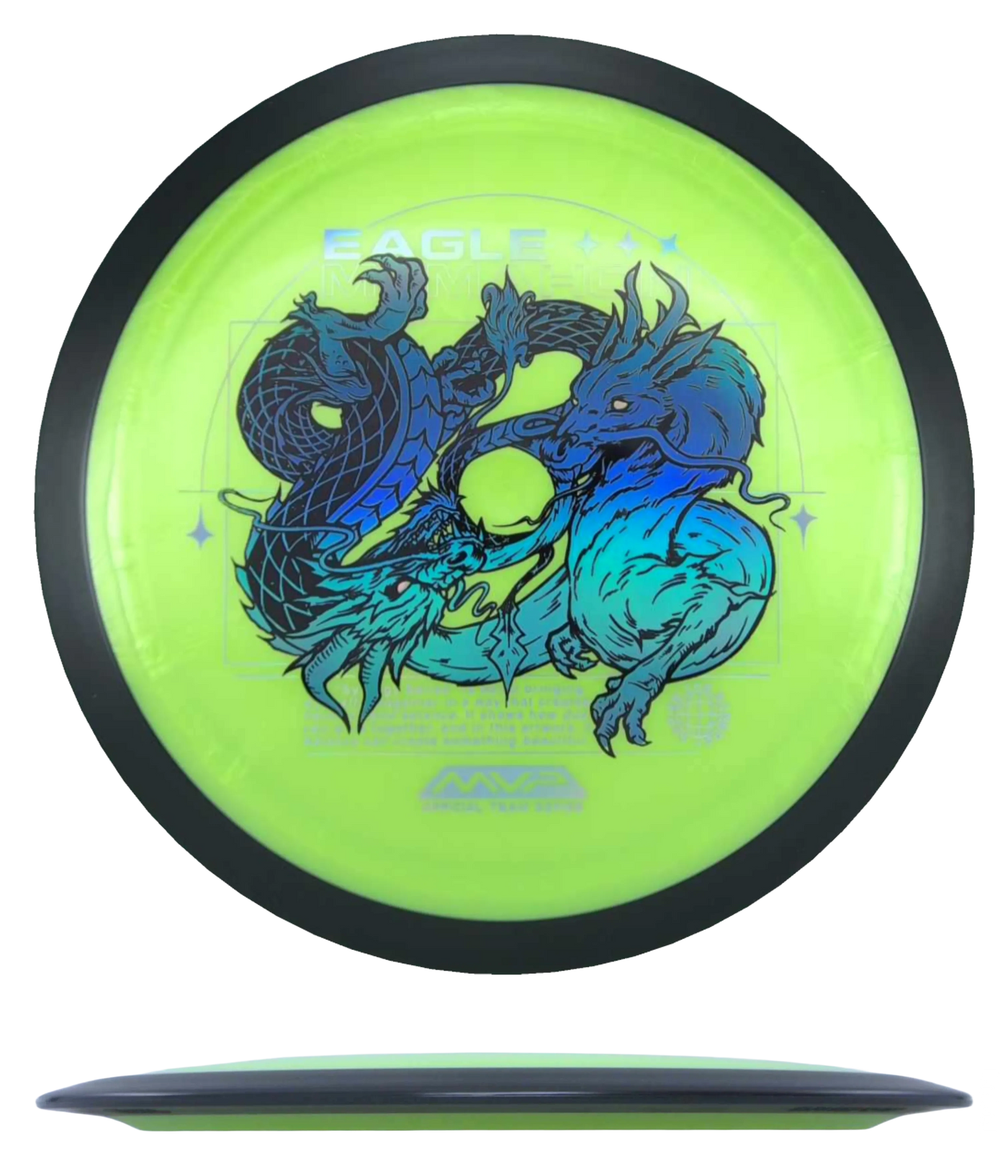 MVP Dimension - Plasma - Eagle McMahon Team Series / 174g - Lime (Blue Chrome)