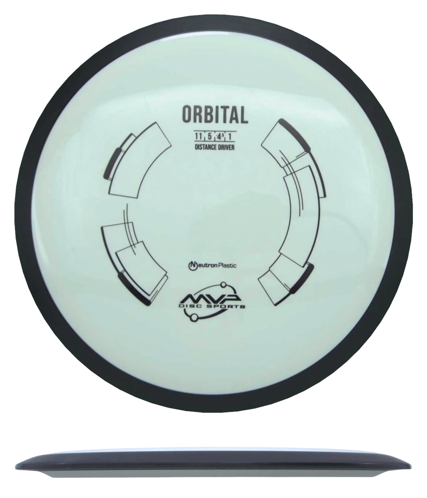 MVP Orbital - Neutron / 164g - White (Black)