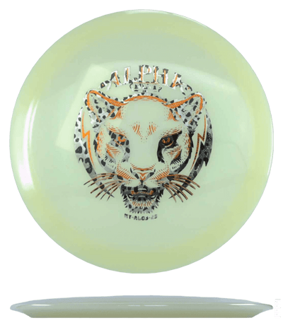 Mint Discs Alpha - Nocturnal / 172g - Glow (Black & Silver Leopard Print/Orange Foil)