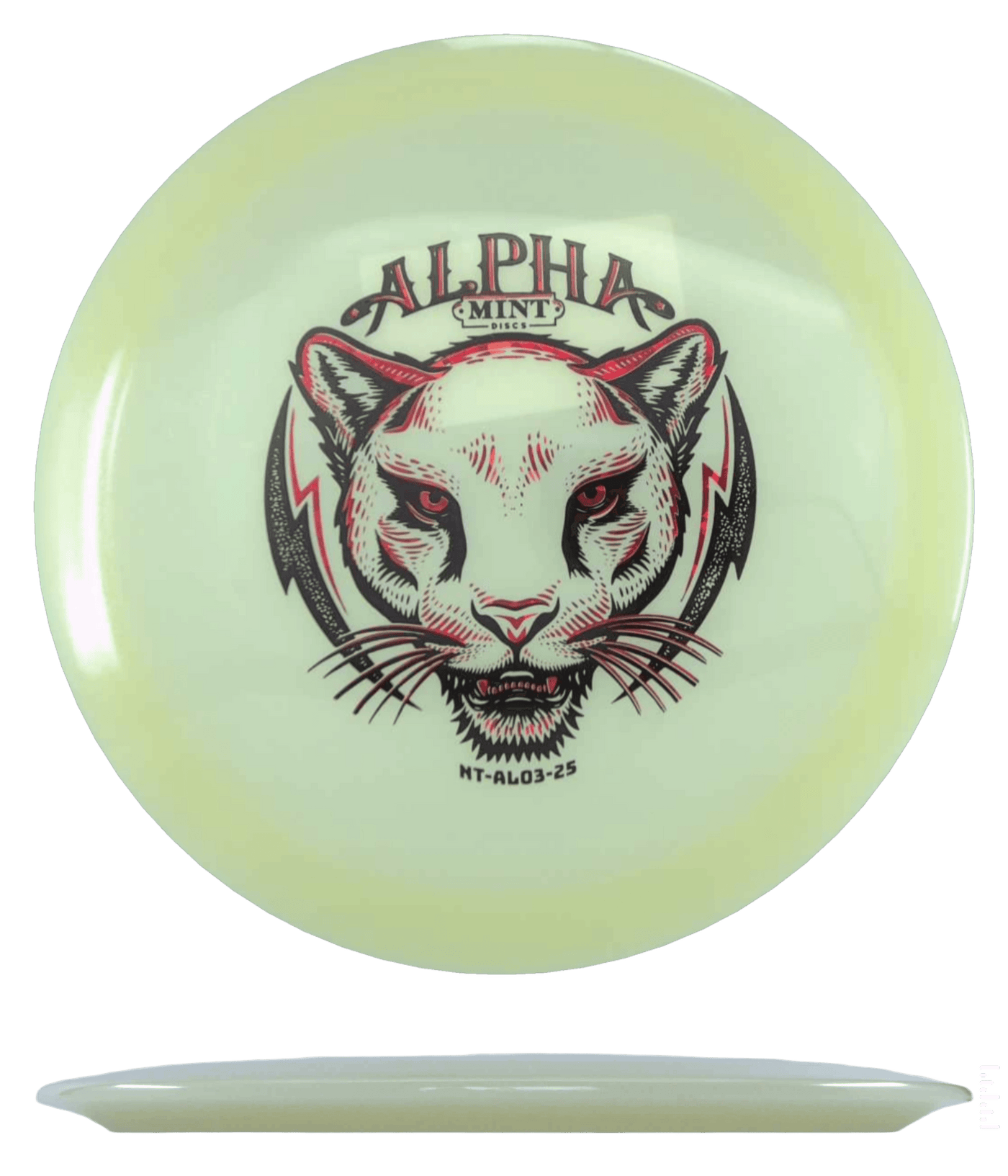 Mint Discs Alpha - Nocturnal / 172g - Glow (Black/Red Shatter)