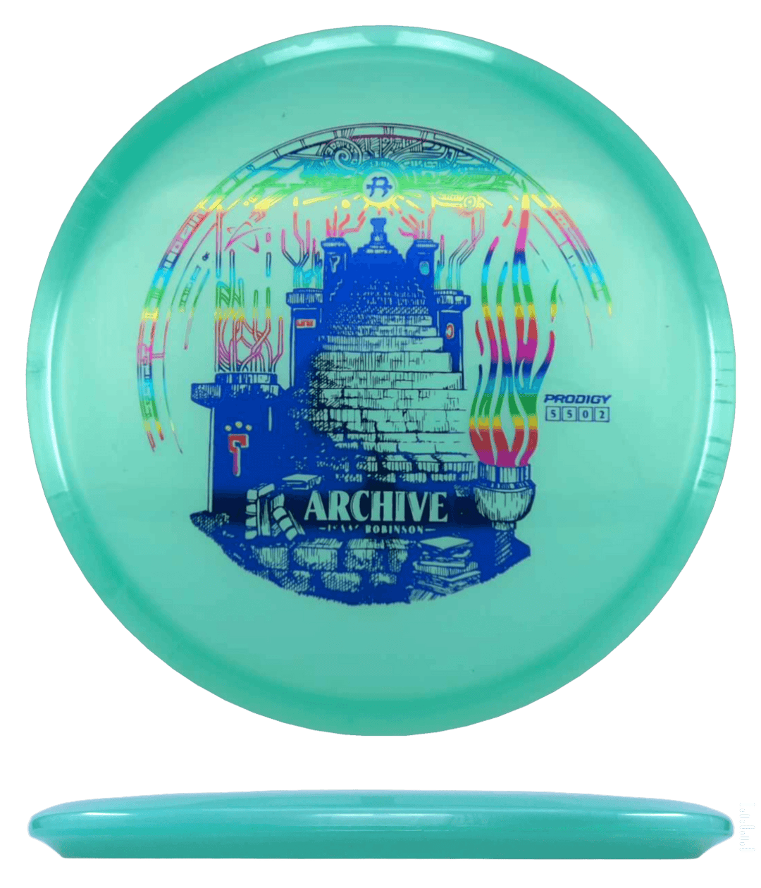 Prodigy Disc Archive - 500 - Isaac Robinson Collab / 176g - Mint (Rainbow/Blue Foil) *032*