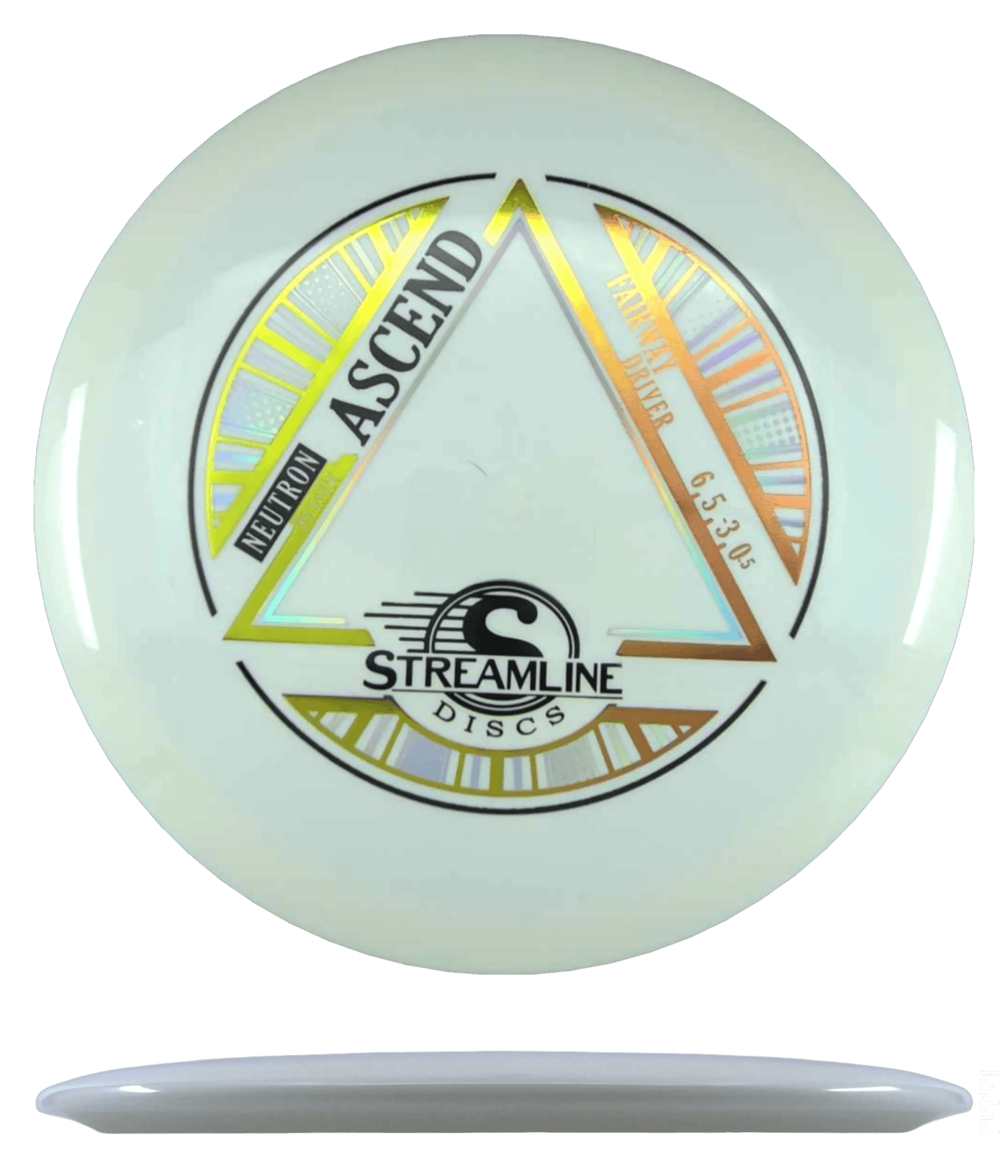Streamline Ascend - Neutron / 169g - White (Orange/Yellow Foil)
