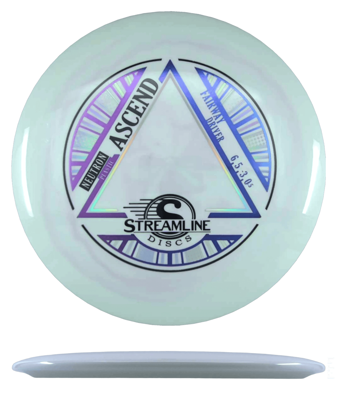 Streamline Ascend - Neutron / 169g - White (Purple/Blue Foil)