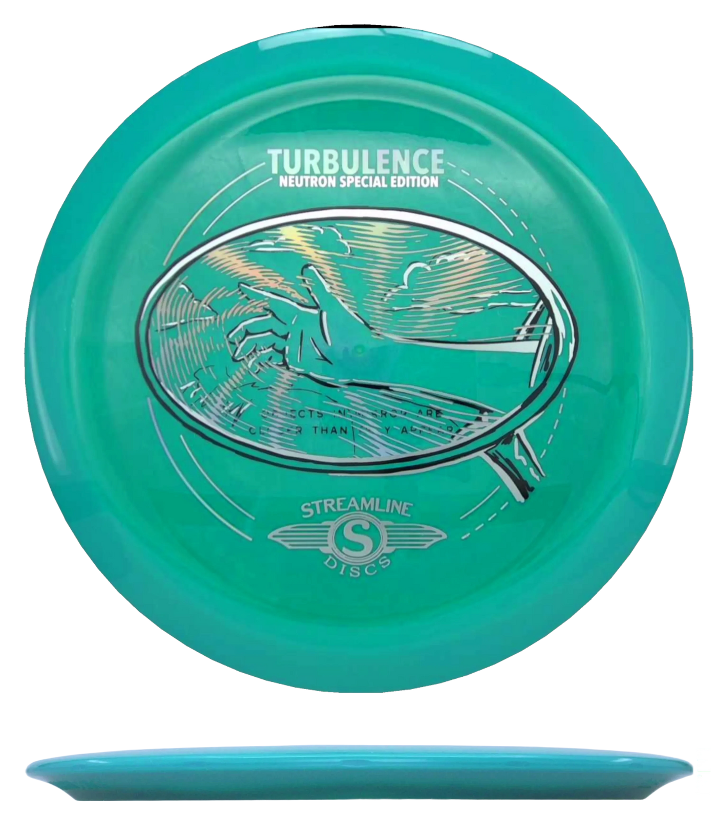 Streamline Turbulence - Neutron - Special Edition / 167g - Green Swirl (Black/Chrome)