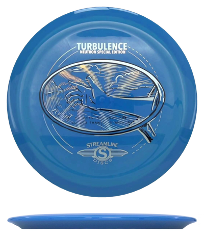 Streamline Turbulence - Neutron - Special Edition / 174g - Sky Blue Swirl (Black/Chrome)