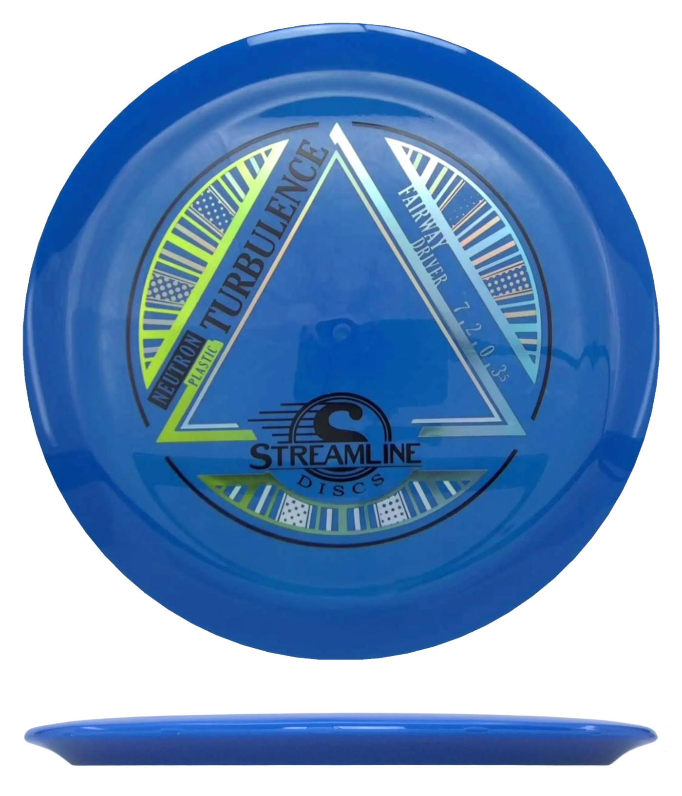 Streamline Turbulence - Neutron / 167g - Blue (Yellow/Sky Blue Foil)
