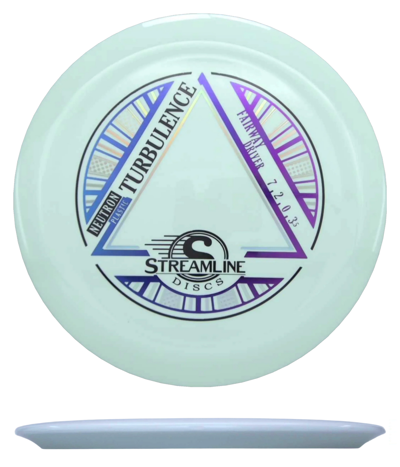 Streamline Turbulence - Neutron / 168g - White (Blue/Magenta Foil)