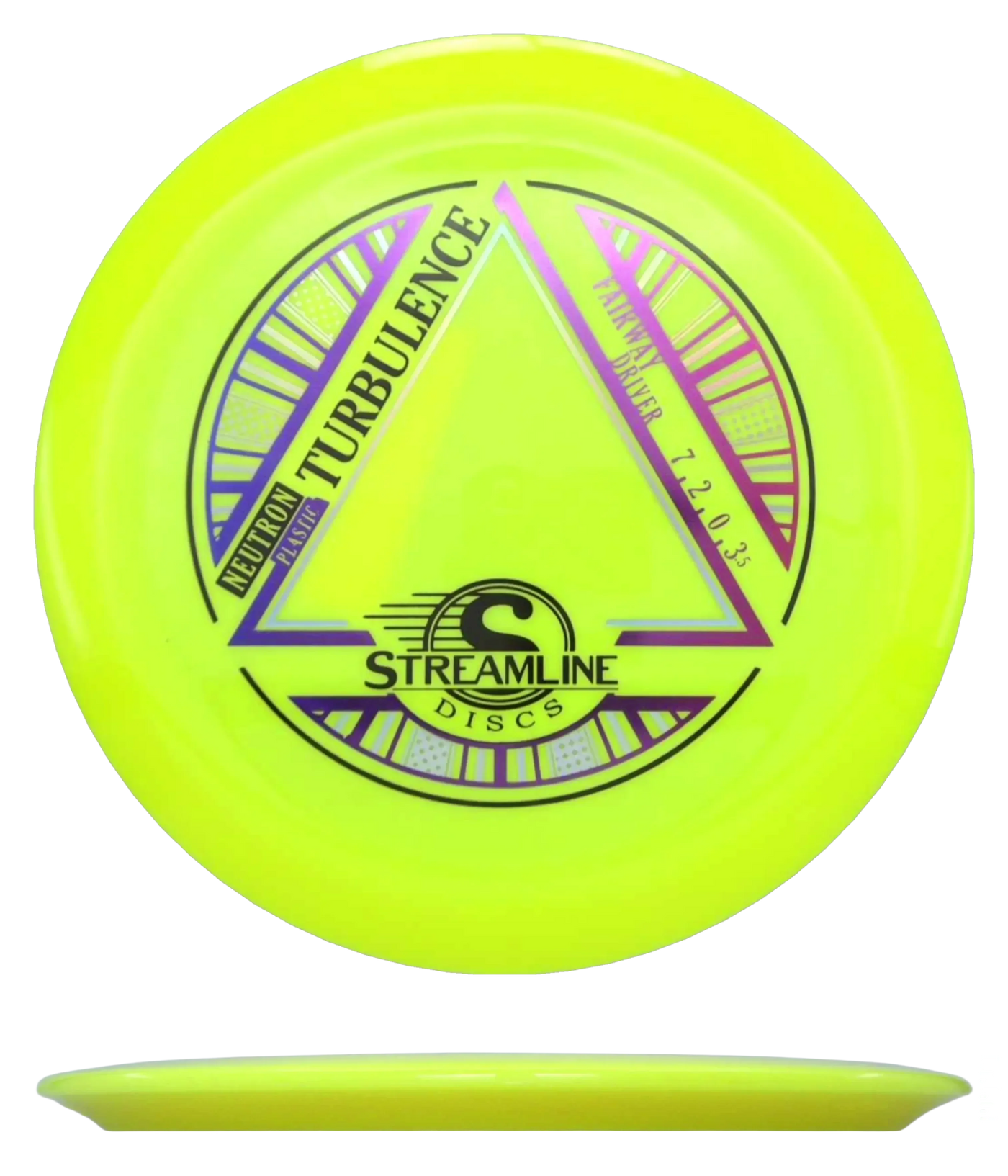 Streamline Turbulence - Neutron / 174g - Yellow (Purple/Crimson Foil)