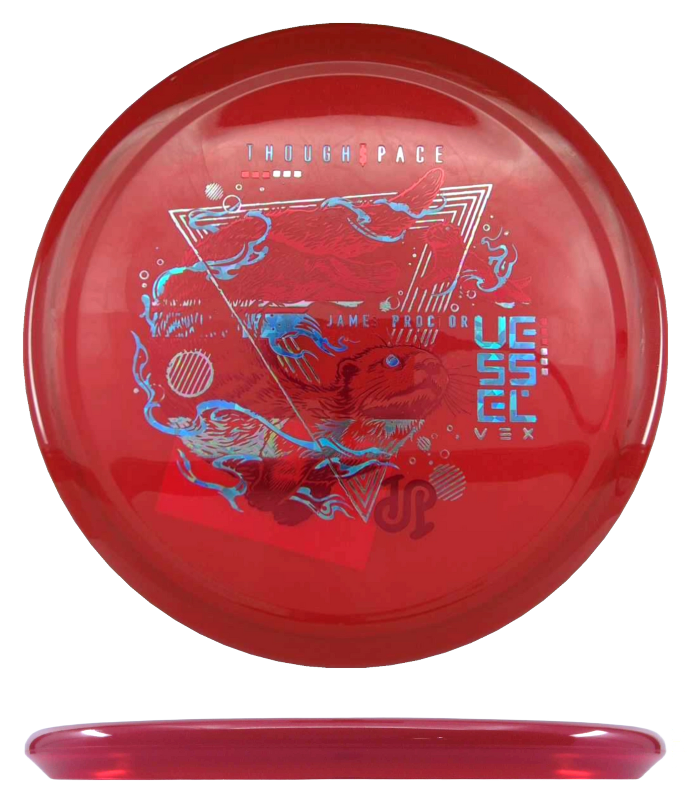 Thought Space Athletics Vessel - Vex / 172g - Red (Red Foil/Blue Shatter) *009*