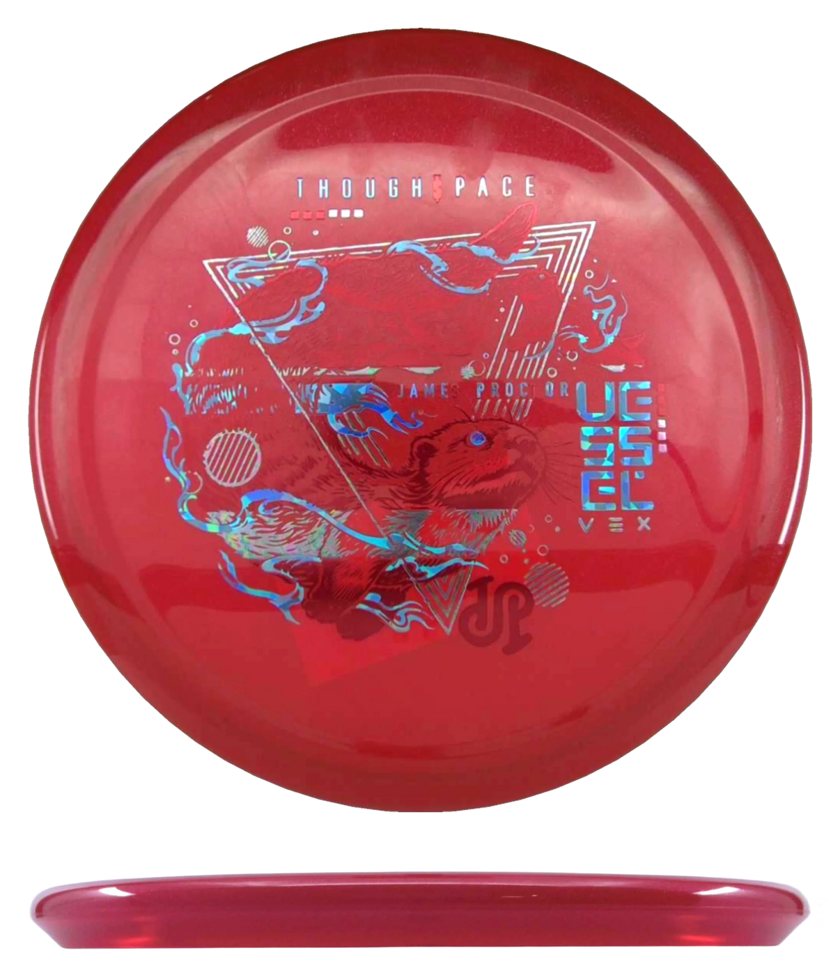 Thought Space Athletics Vessel - Vex / 172g - Red (Red Foil/Blue Shatter) *010*
