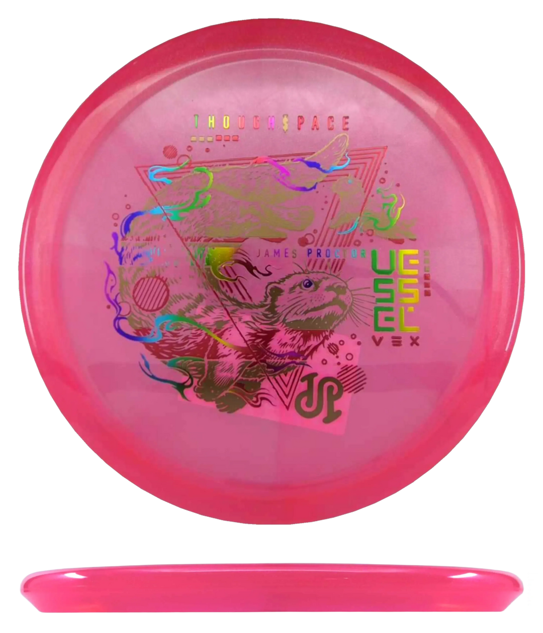 Thought Space Athletics Vessel - Vex / 174g - Hot Pink (Rainbow/Red Foil)