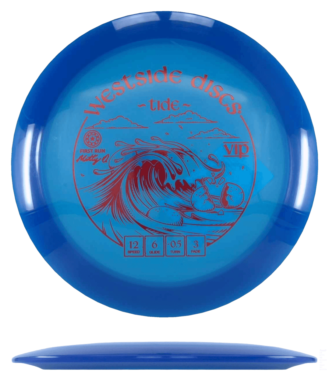 Westside Discs Tide - VIP - First Run / 174g - Blue (Red Foil) *026*