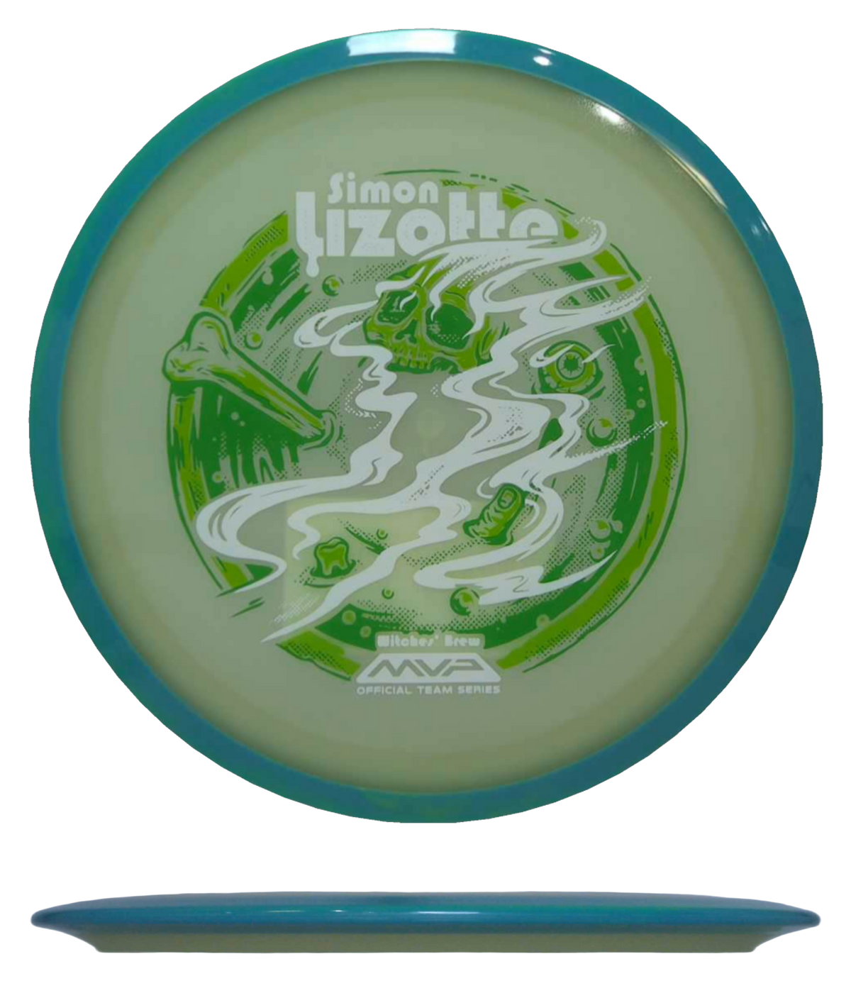Axiom Aspect - Eclipse / 174g - Glow w/ Teal Rim (Simon Lizotte Halloween Series) - Skyline Disc Golf