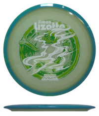 Axiom Aspect - Eclipse / 174g - Glow w/ Teal Rim (Simon Lizotte Halloween Series) - Skyline Disc Golf