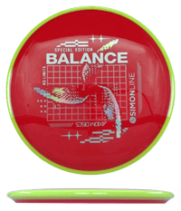 168g - Red w/ Yellow Rim (Special Edition) Neutron - Special Edition Axiom Balance - Skyline Disc Golf