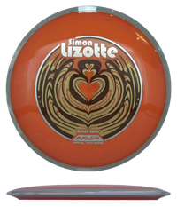 Axiom Bokeh - Neutron - Simon Line Team Series / 174g - Orange w/ Gray Marble Rim (Bokeh Latte Stamp) - Skyline Disc Golf