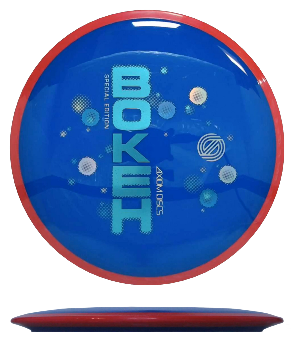 Axiom Bokeh - Neutron / 172g - Red w/ Blue Rim (Special Edition) - Skyline Disc Golf