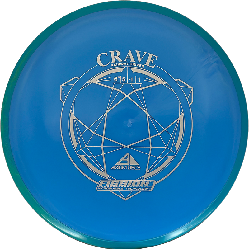 Axiom Crave Axiom Crave - Fission / 163g - Blue w/ Blue Green Rim (Gray) - Skyline Disc Golf