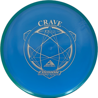 Axiom Crave Axiom Crave - Fission / 163g - Blue w/ Blue Green Rim (Gray) - Skyline Disc Golf