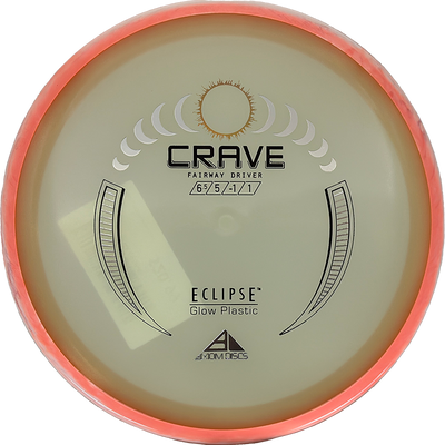 Axiom Crave Axiom Crave - Eclipse / 171g - Glow w/ Peach Marble Rim (Chrome) - Skyline Disc Golf