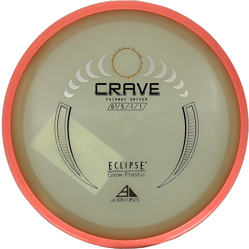 Axiom Crave Axiom Crave - Eclipse / 172g - Glow w/ Peach Rim (Chrome) - Skyline Disc Golf