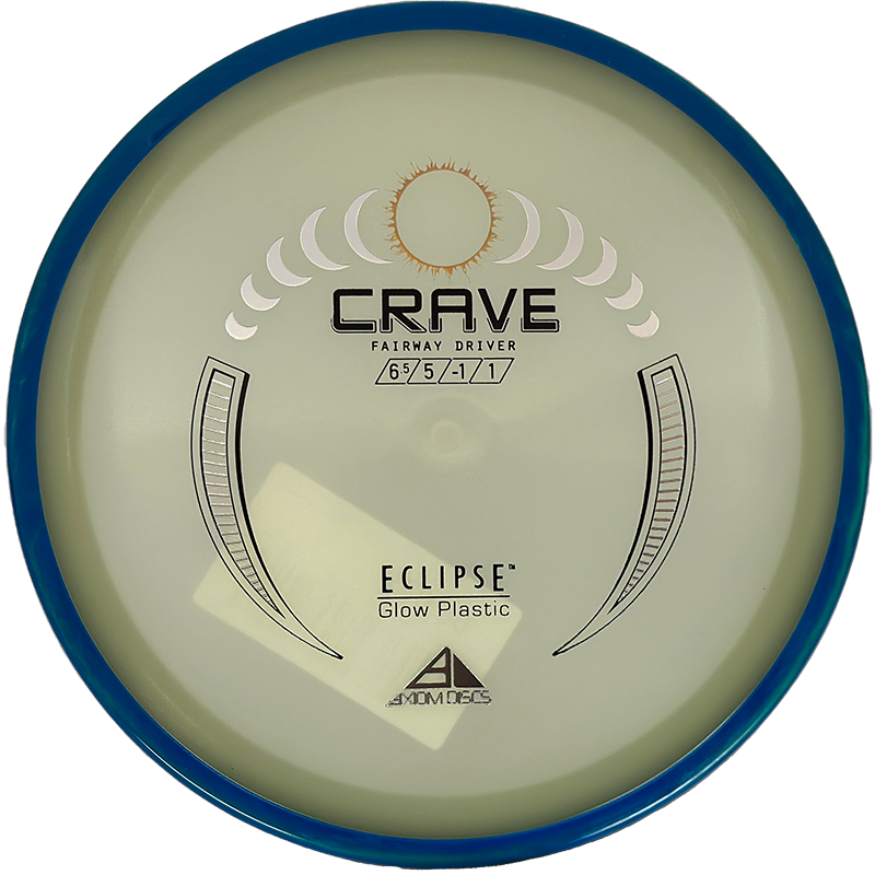 Axiom Crave Axiom Crave - Eclipse / 171g - Glow w/ Blue Rim (Chrome) - Skyline Disc Golf