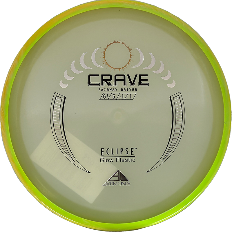 Axiom Crave Axiom Crave - Eclipse / 168g - Glow w/ Yellow/Chartreuse Rim (Chrome) - Skyline Disc Golf