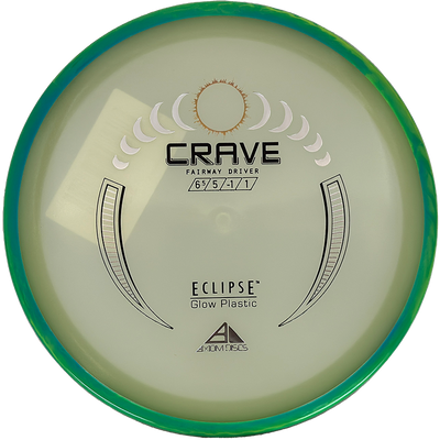 Axiom Crave Axiom Crave - Eclipse / 169g - Glow w/ Blue/Green Rim (Chrome) - Skyline Disc Golf