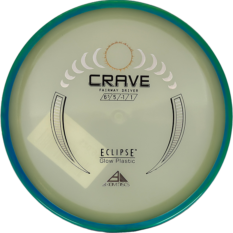 Axiom Crave Axiom Crave - Eclipse / 168g - Glow w/ Blue/Green Rim (Chrome) - Skyline Disc Golf