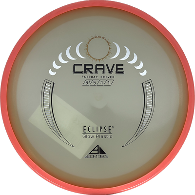 Axiom Crave Axiom Crave - Eclipse / 172g - Glow w/ Hot Peach Rim (Chrome) - Skyline Disc Golf