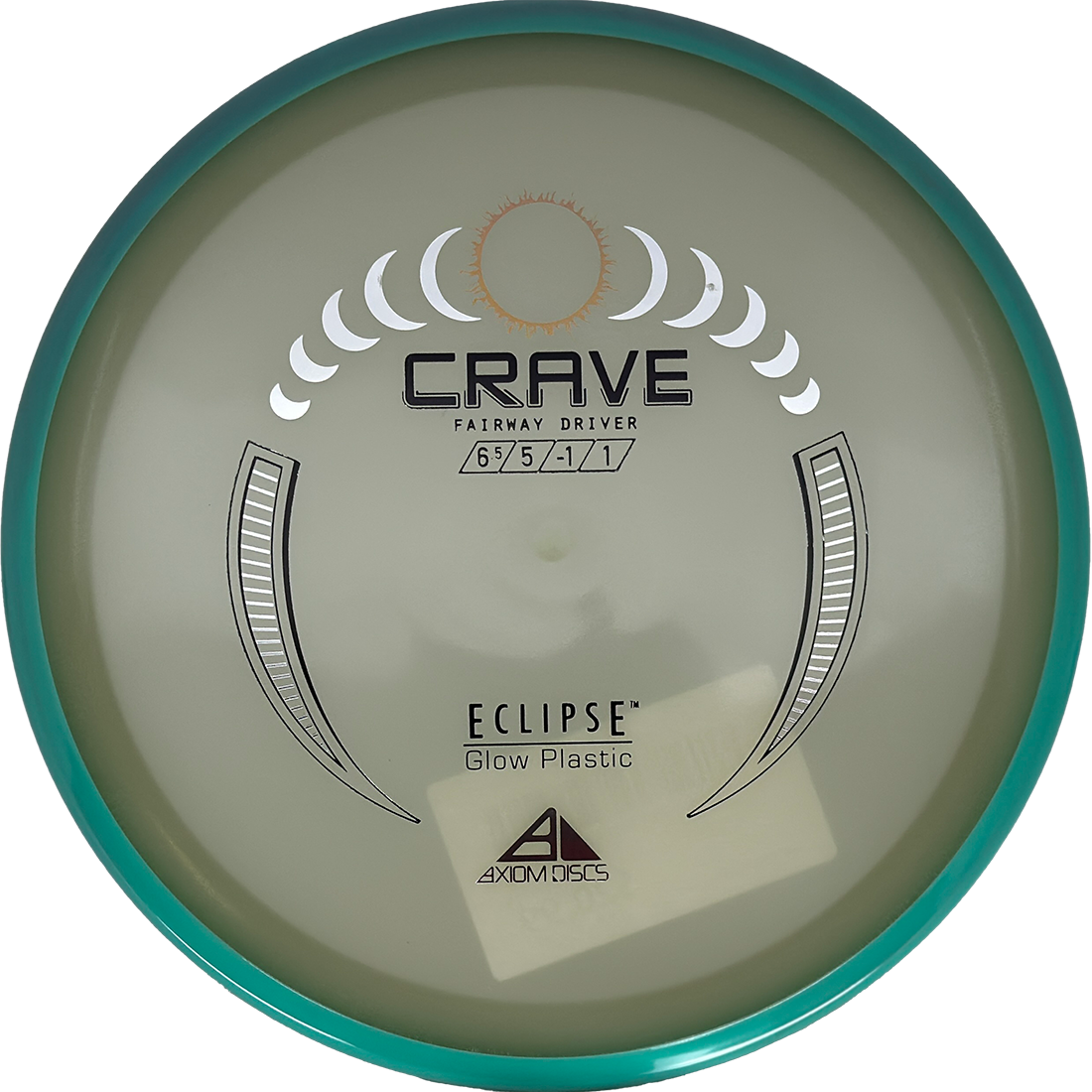 Axiom Crave Axiom Crave - Eclipse / 168g - Glow w/ Teal Rim (Chrome) - Skyline Disc Golf