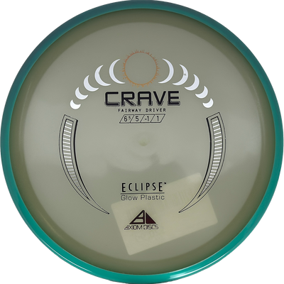 Axiom Crave Axiom Crave - Eclipse / 168g - Glow w/ Teal Rim (Chrome) - Skyline Disc Golf