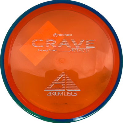 Axiom Crave Axiom Crave - Proton / 159g - Orange w/ Blue Rim (Gray) - Skyline Disc Golf