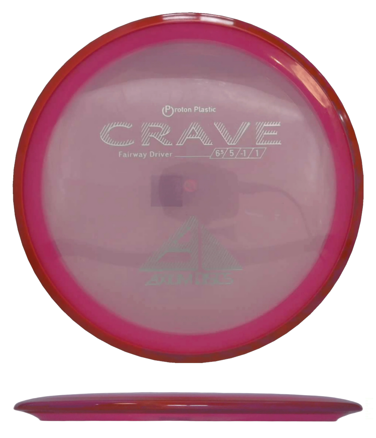 Axiom Crave - Proton / 165g - Pink w/ Orange Rim (Silver) - Skyline Disc Golf