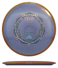 Axiom Crave - Plasma / 162g - Purple w/ Orange Marble Rim (Chrome) - Skyline Disc Golf