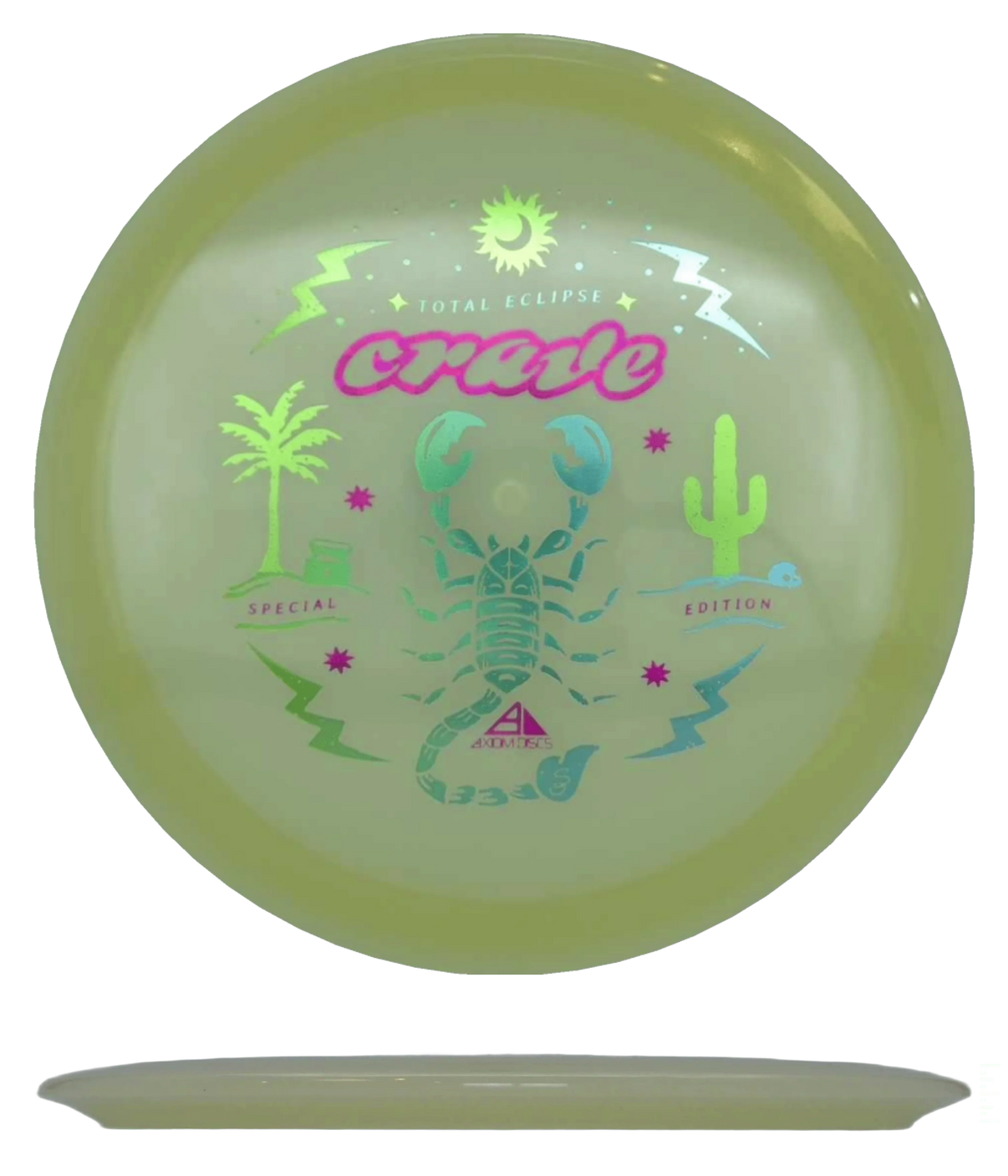 Axiom Crave - Full Eclipse - Special Edition / 171g - Glow (Blue Chrome/Magenta Shatter) - Skyline Disc Golf