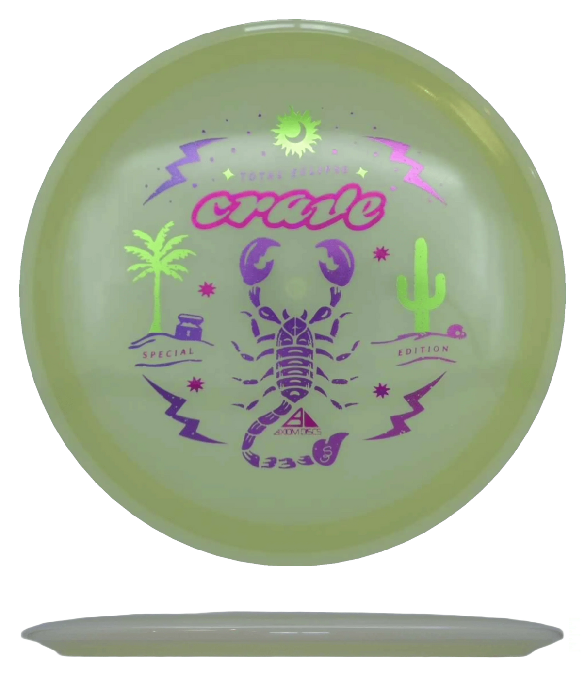 Axiom Crave - Full Eclipse - Special Edition / 172g - Glow (Magenta Chrome/Magenta Shatter) - Skyline Disc Golf