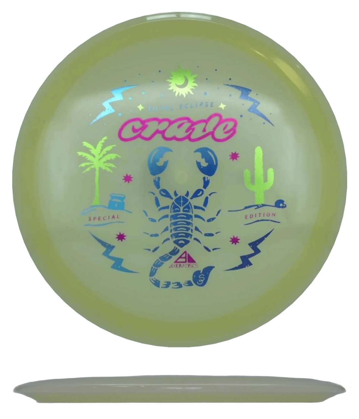Axiom Crave - Full Eclipse - Special Edition / 170g - Glow (Blue Chrome/Magenta Shatter) - Skyline Disc Golf